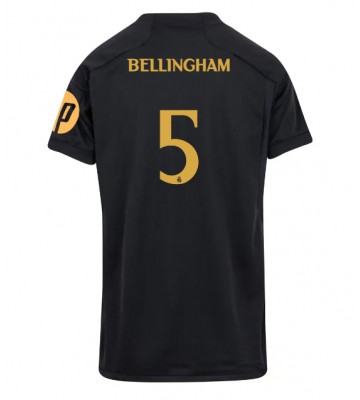 Real Madrid Jude Bellingham #5 Tercera Equipación Mujer 2023-24 Manga Corta